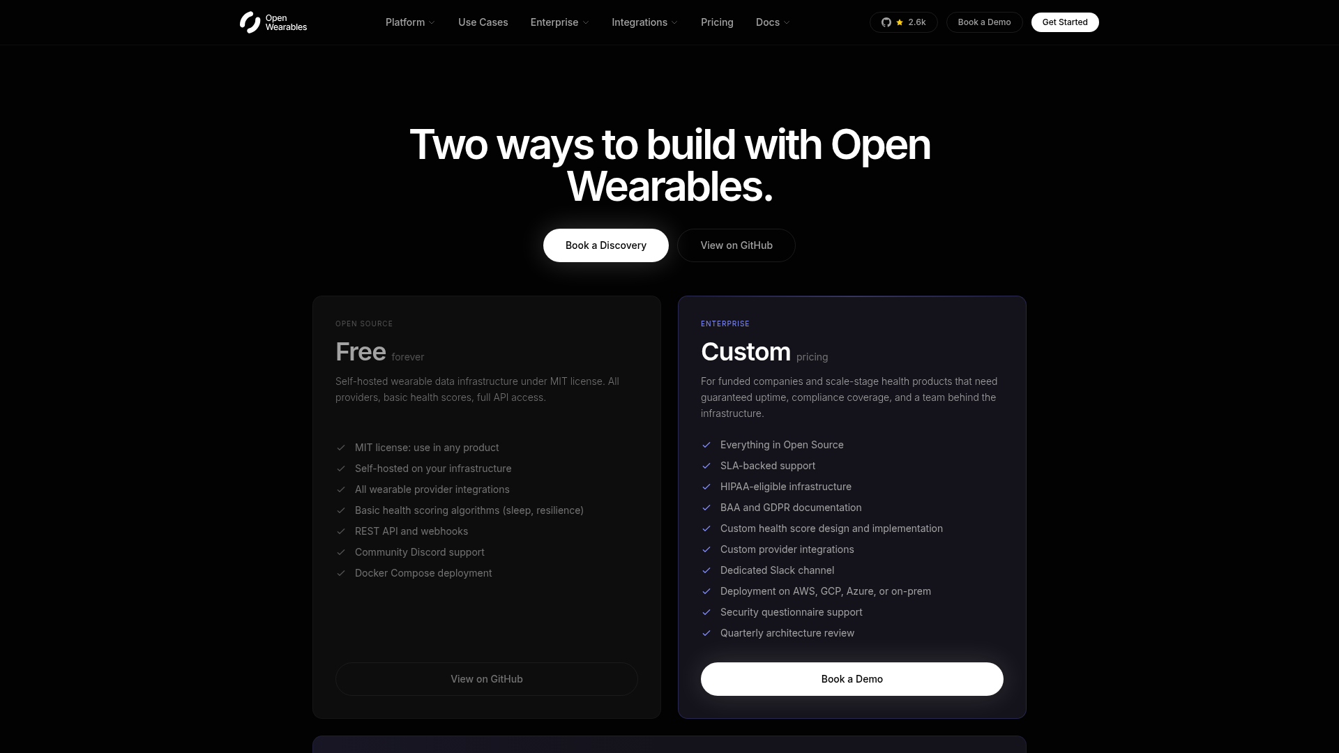 Open Wearables screenshot 2