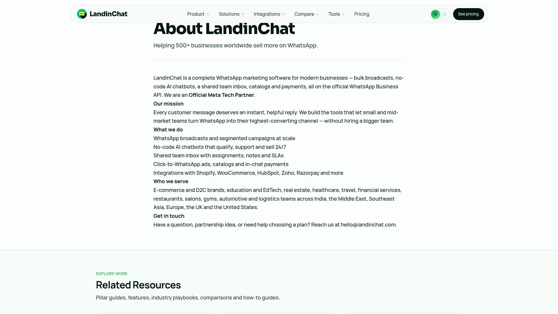 LandinChat screenshot 4