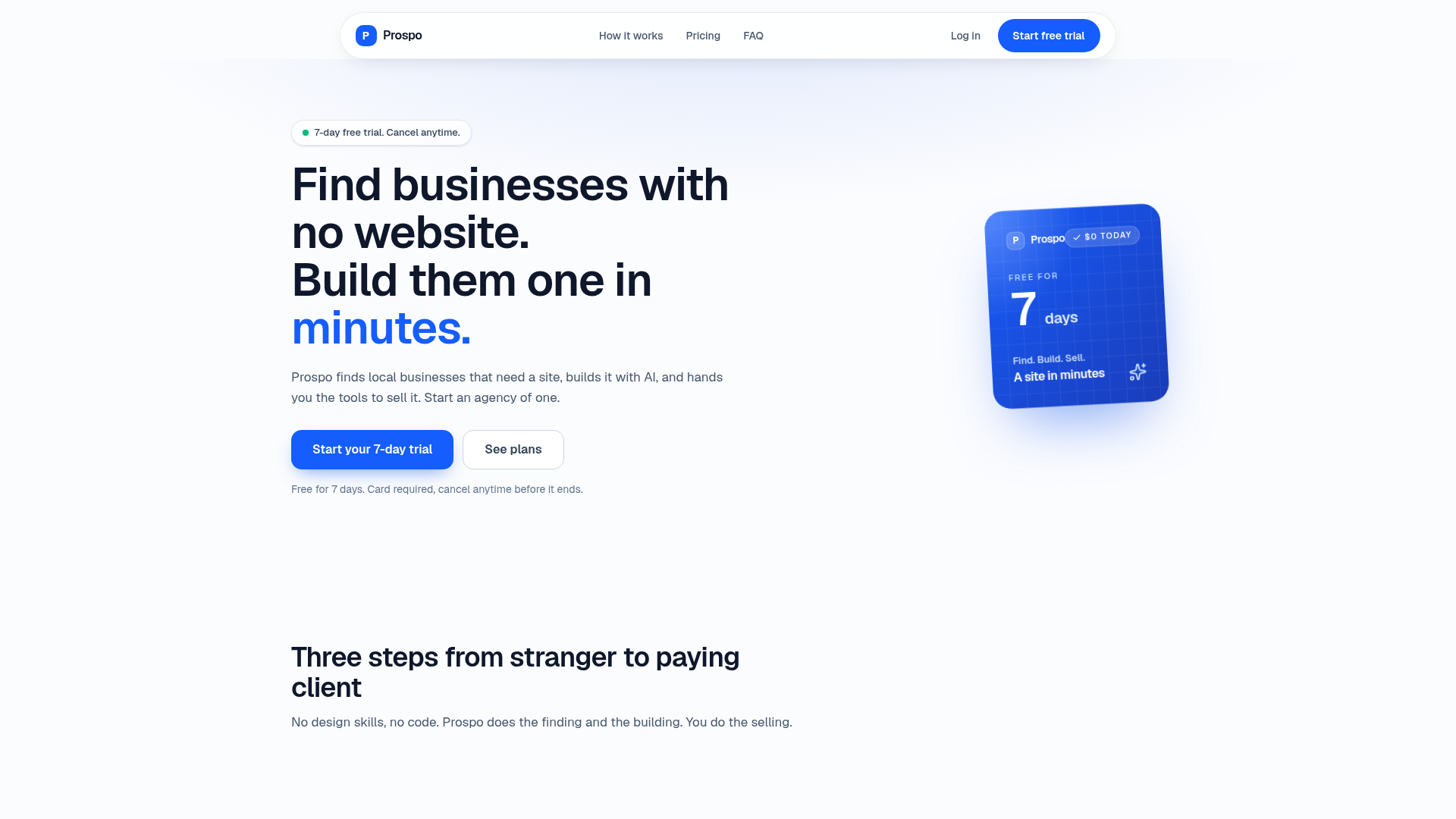 Prospo website