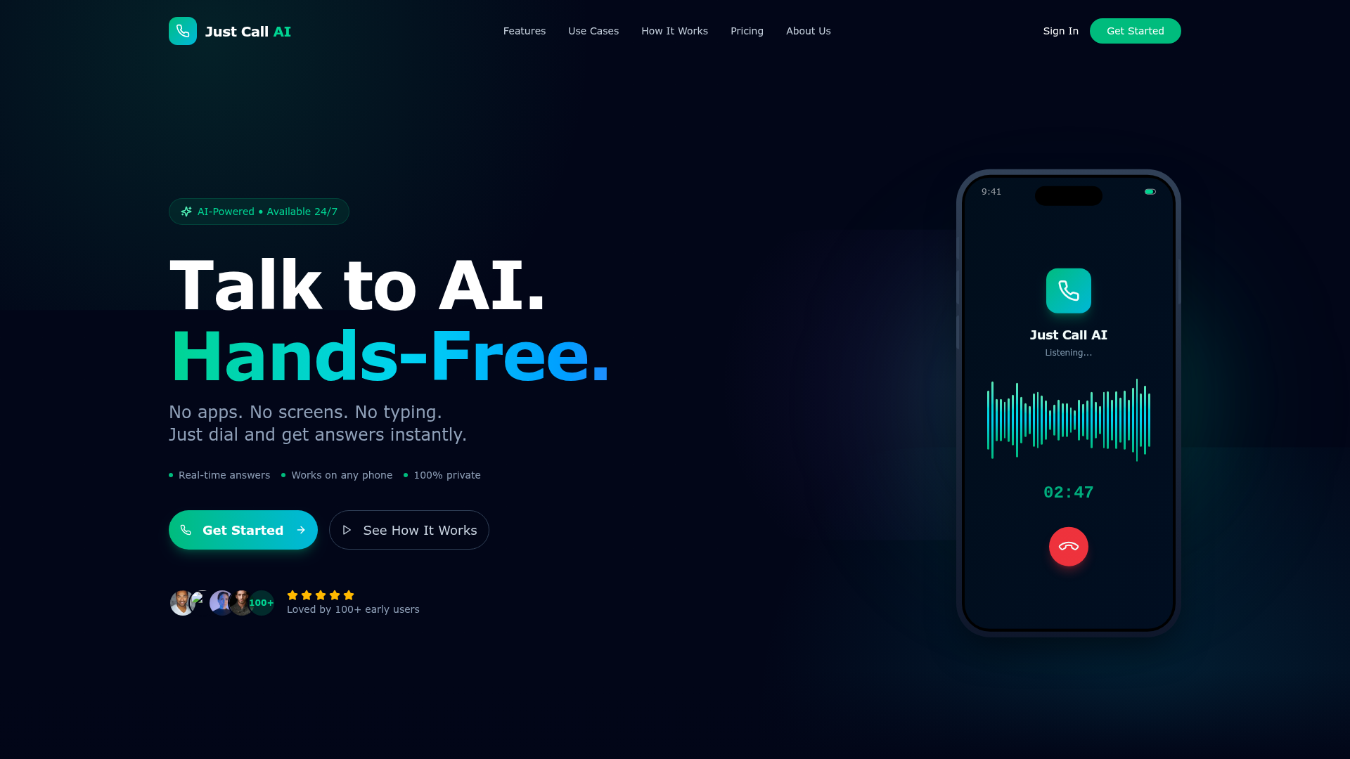 Just Call AI screenshot 2