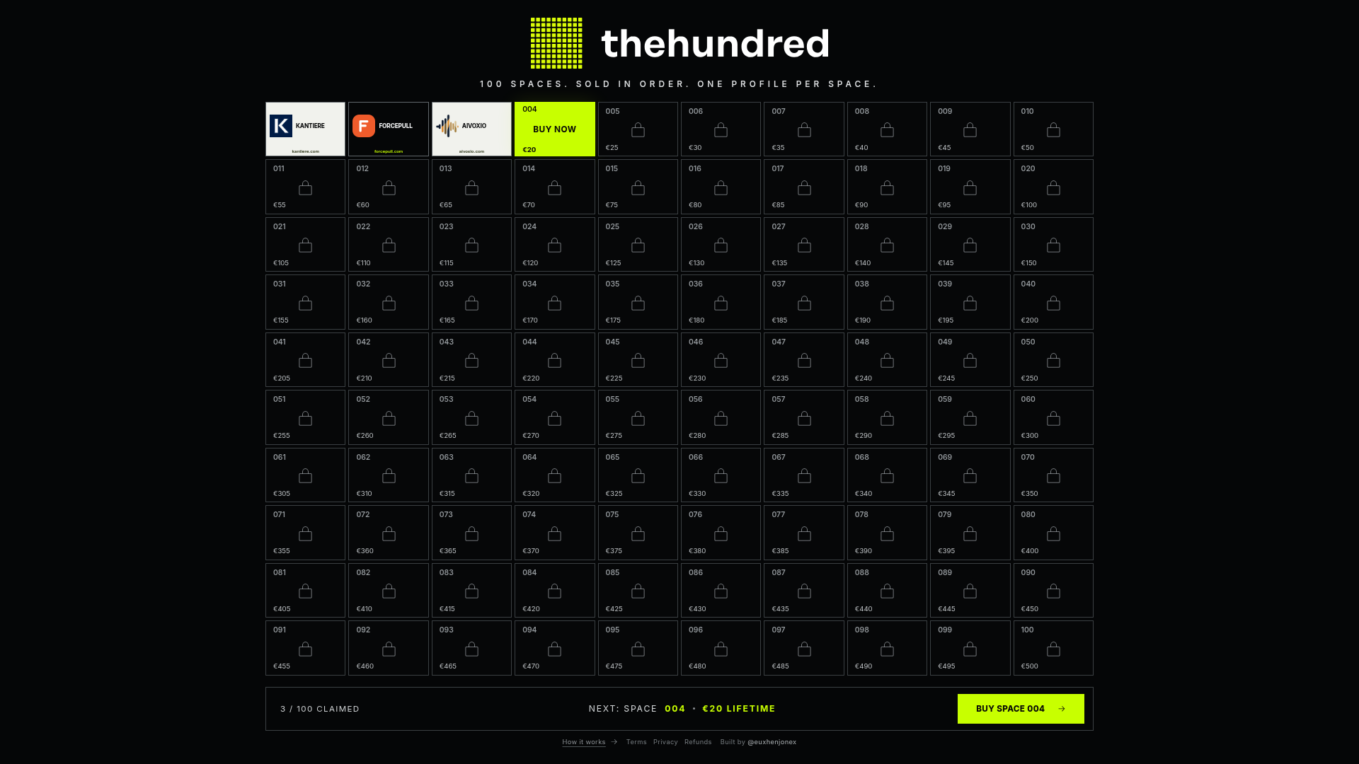 thehundred website