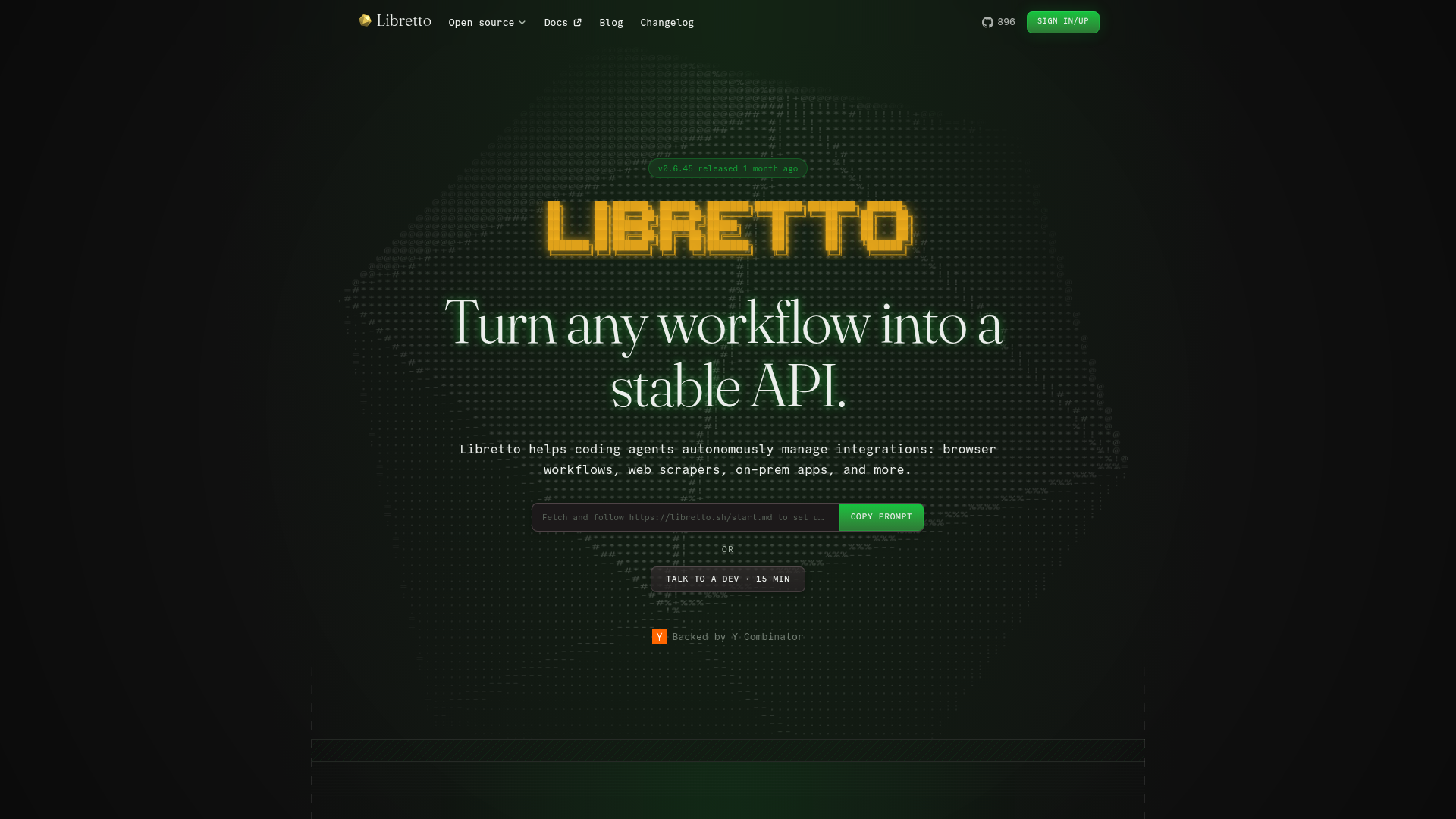 Libretto website