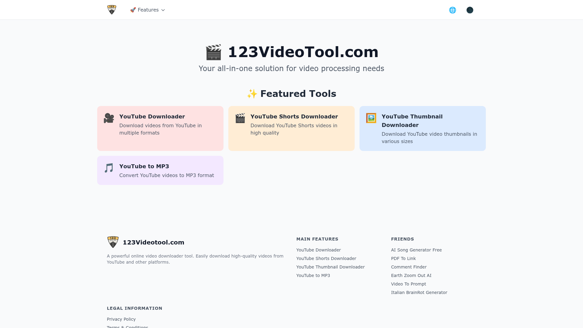 123VideoTool website