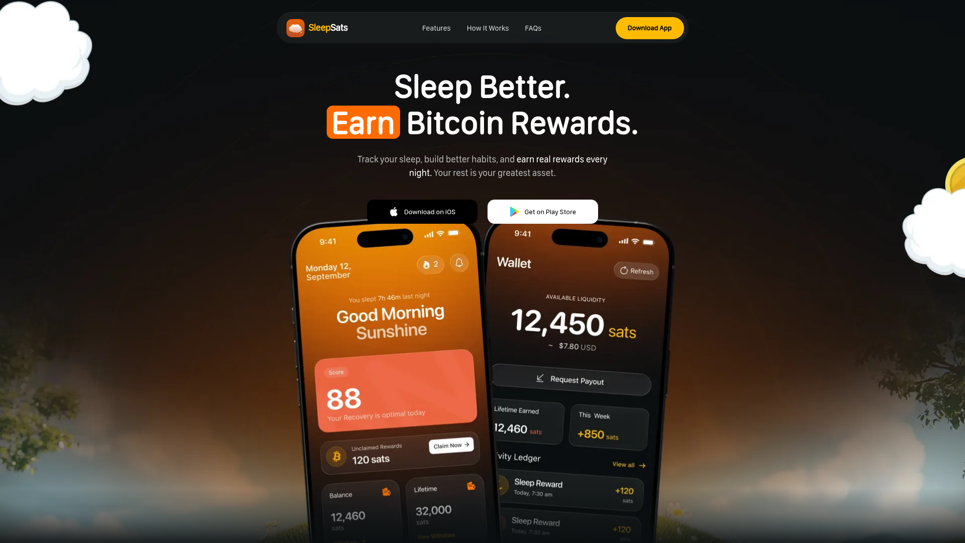 SleepSats website