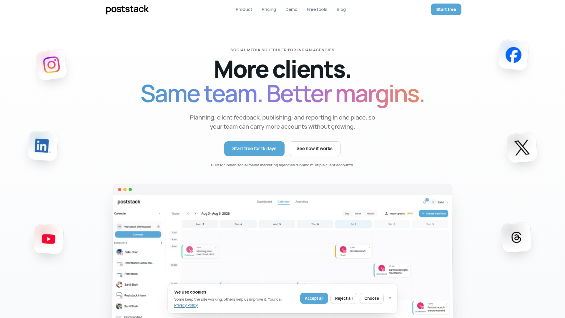 Poststack website