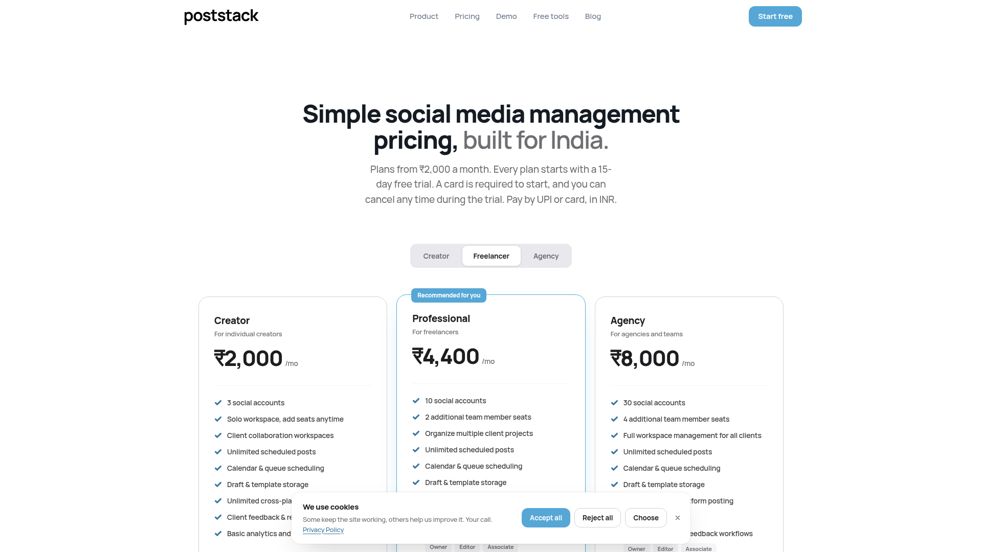 Poststack screenshot 2