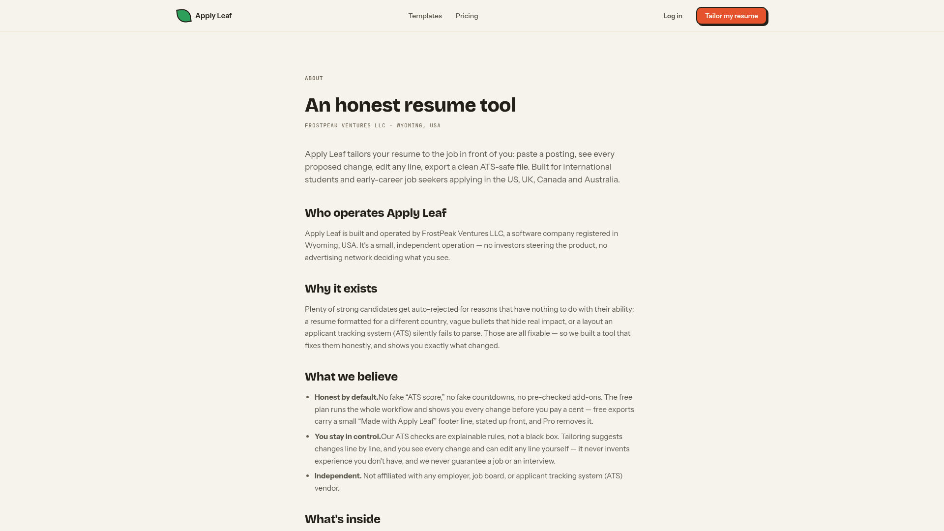 Apply Leaf screenshot 3