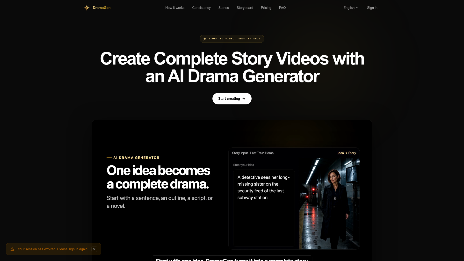 DramaGen screenshot 3