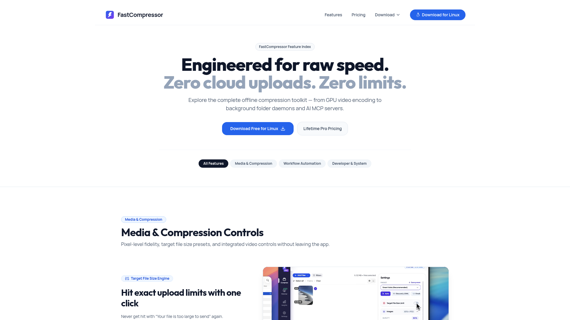 FastCompressor screenshot 2