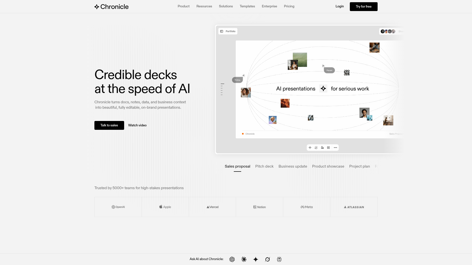 Chronicle website