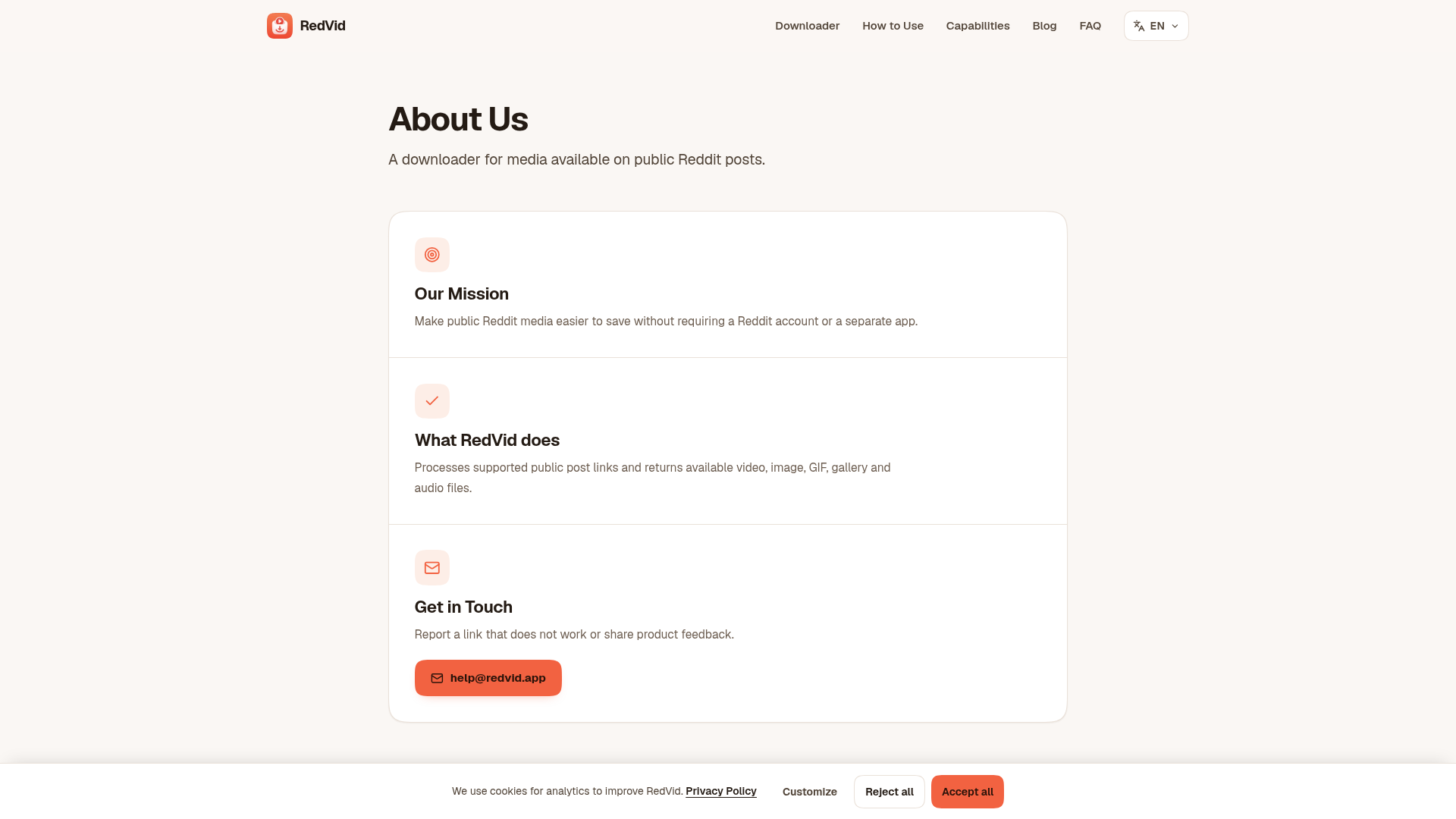 RedVid screenshot 2