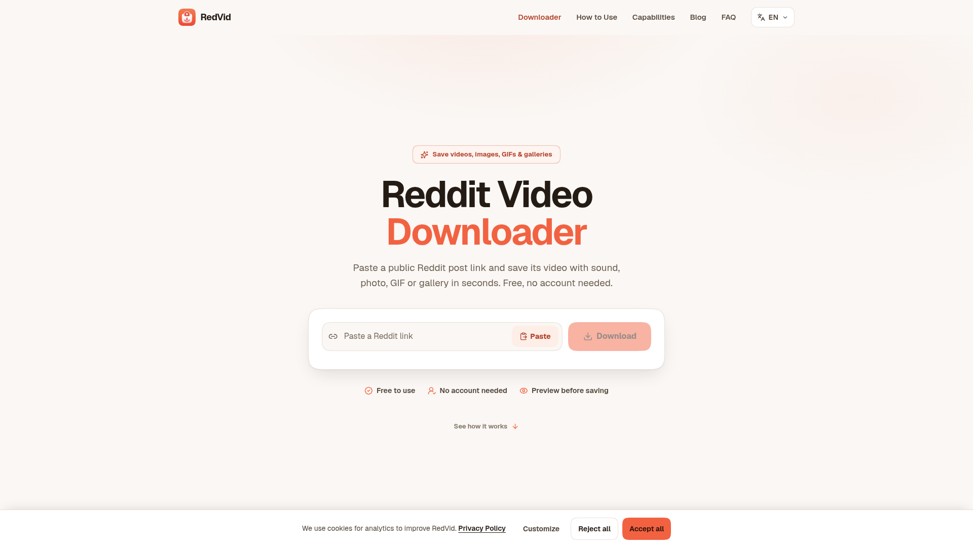 RedVid website