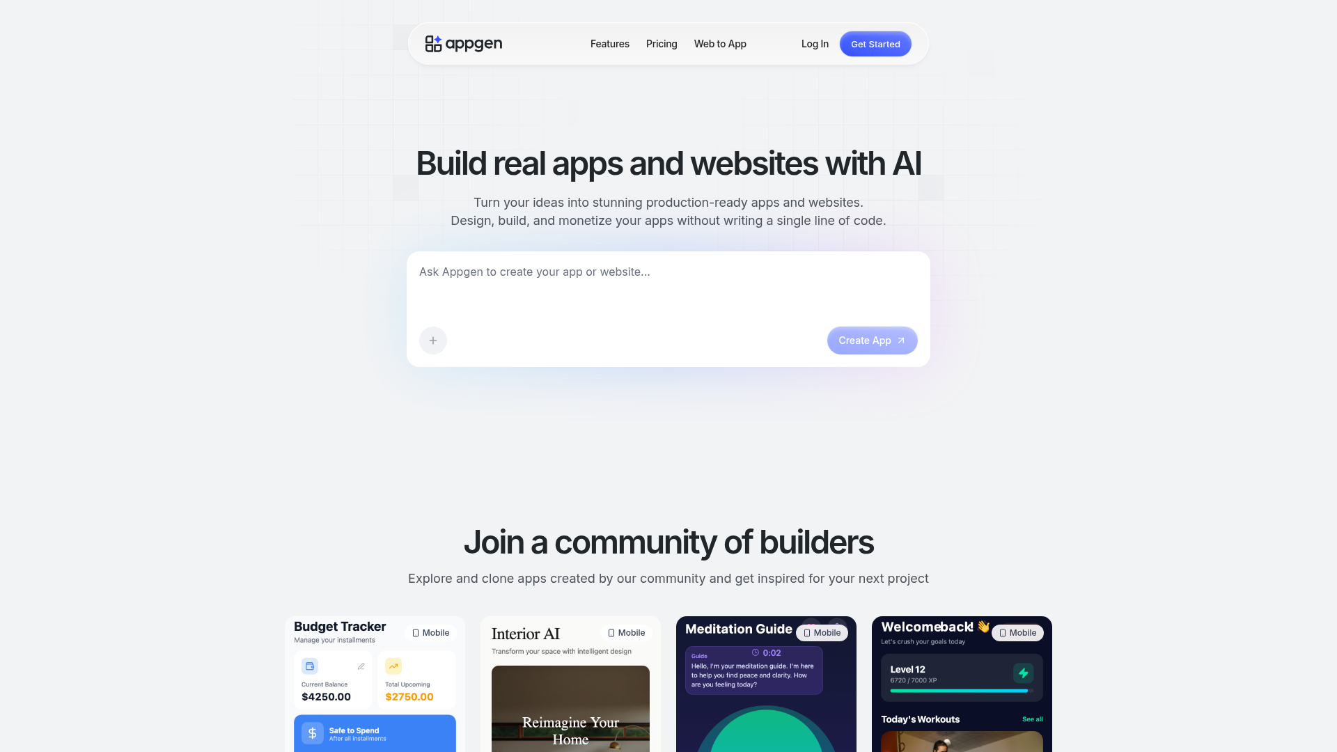 AppGen website