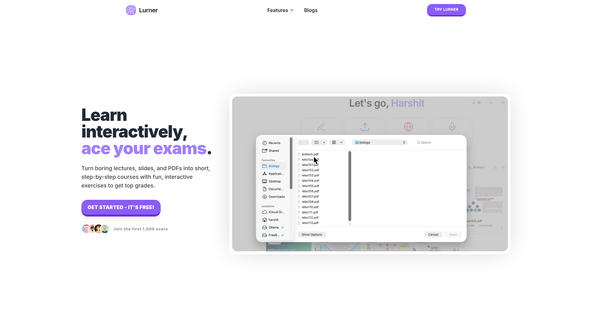 Lurner website