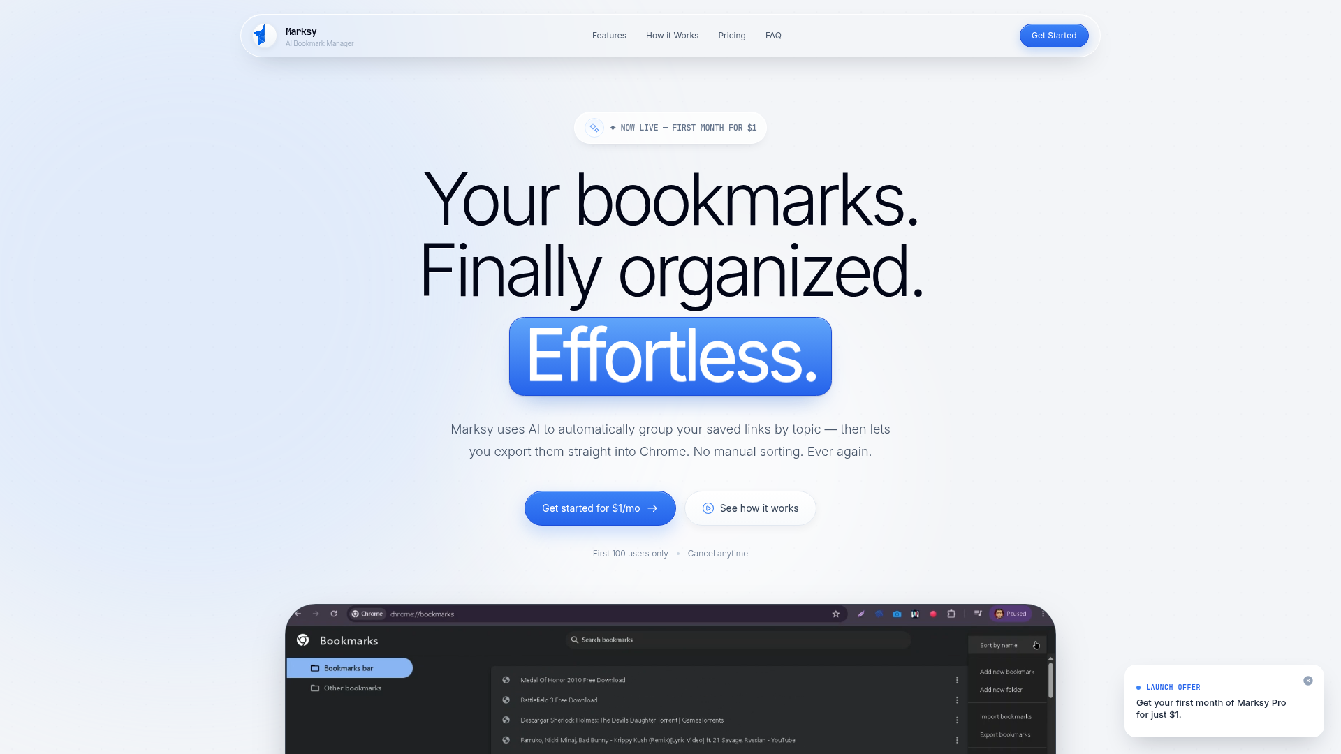 Marksy website