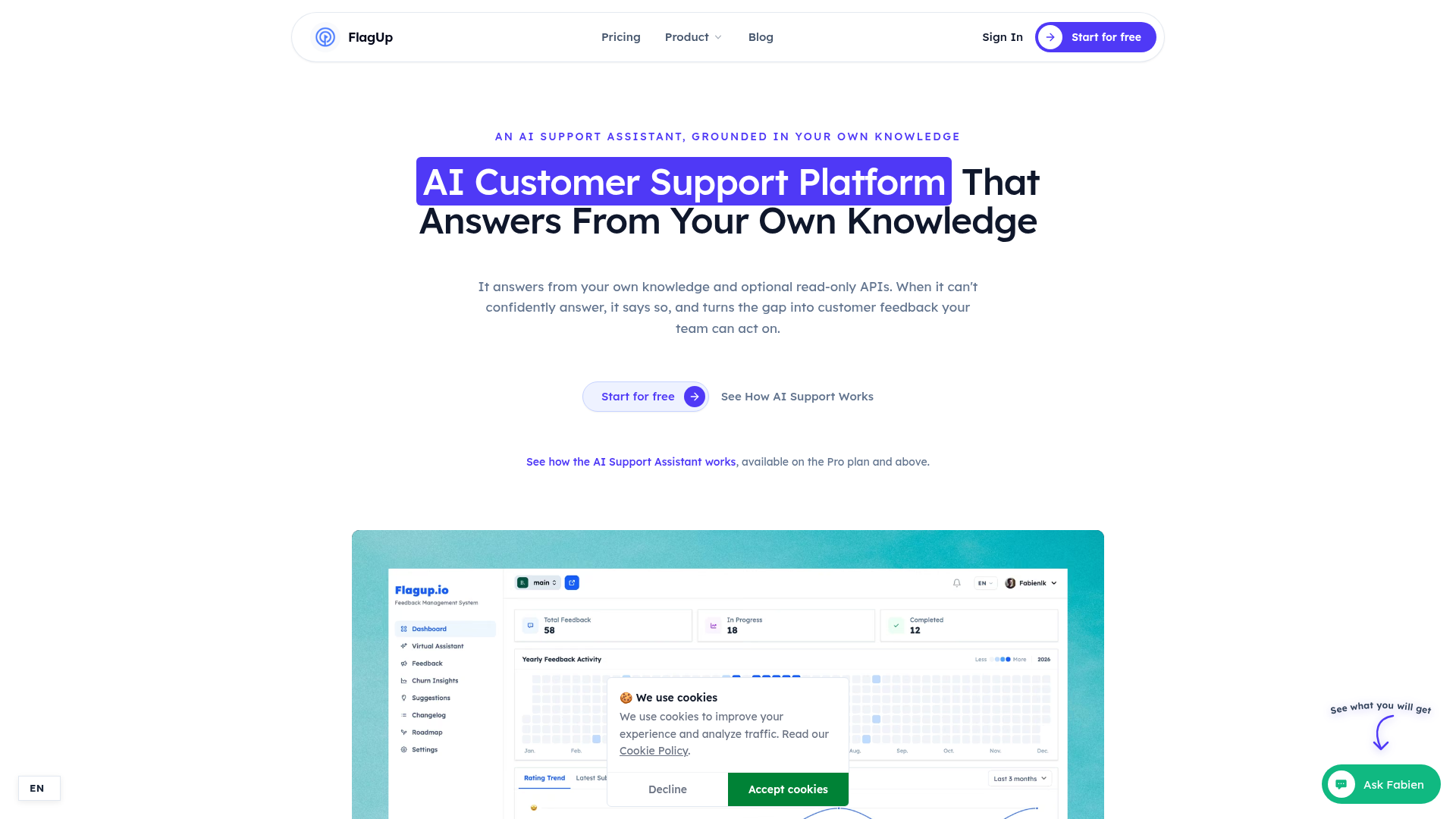 FlagUp website