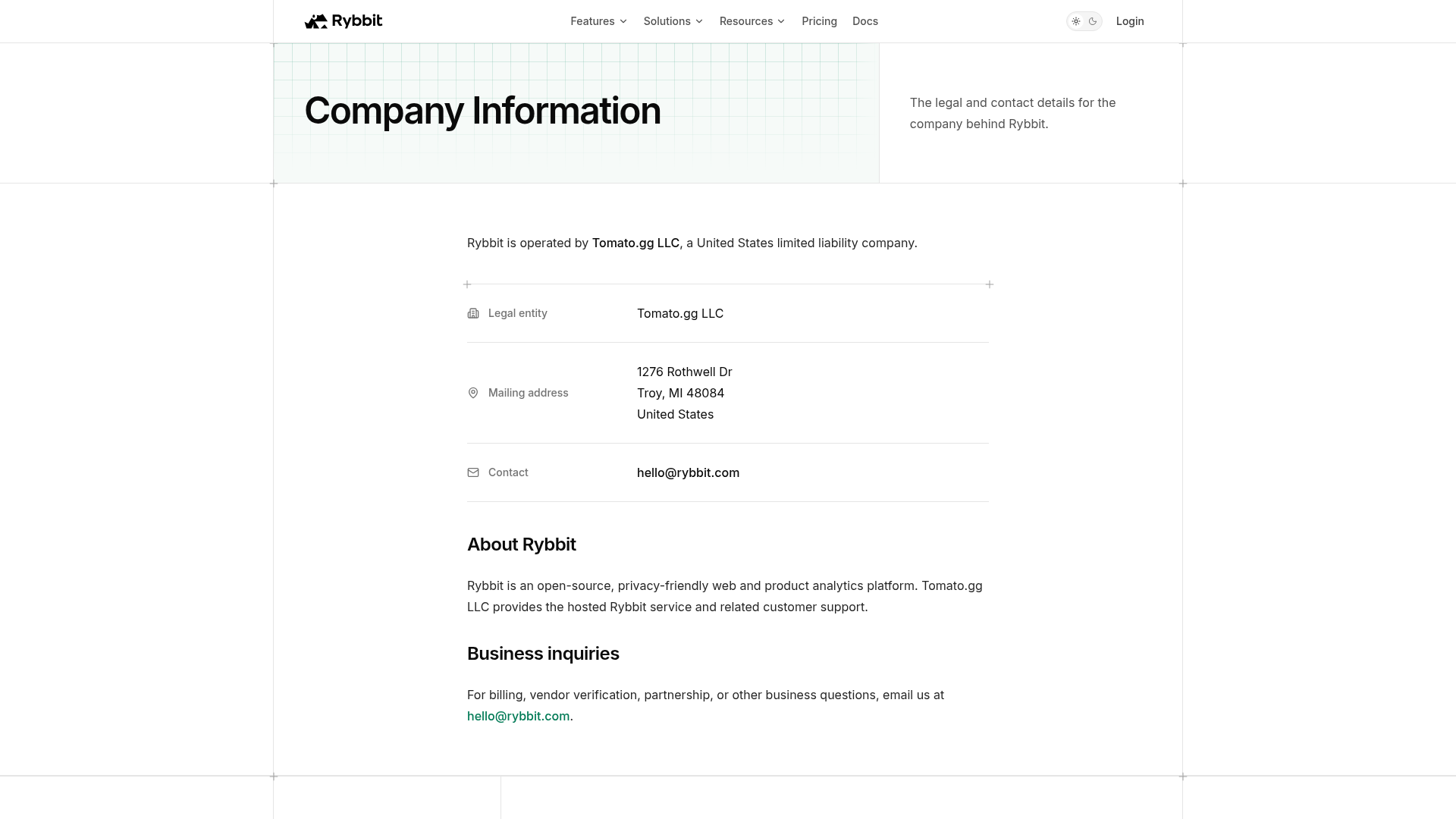 Rybbit screenshot 3