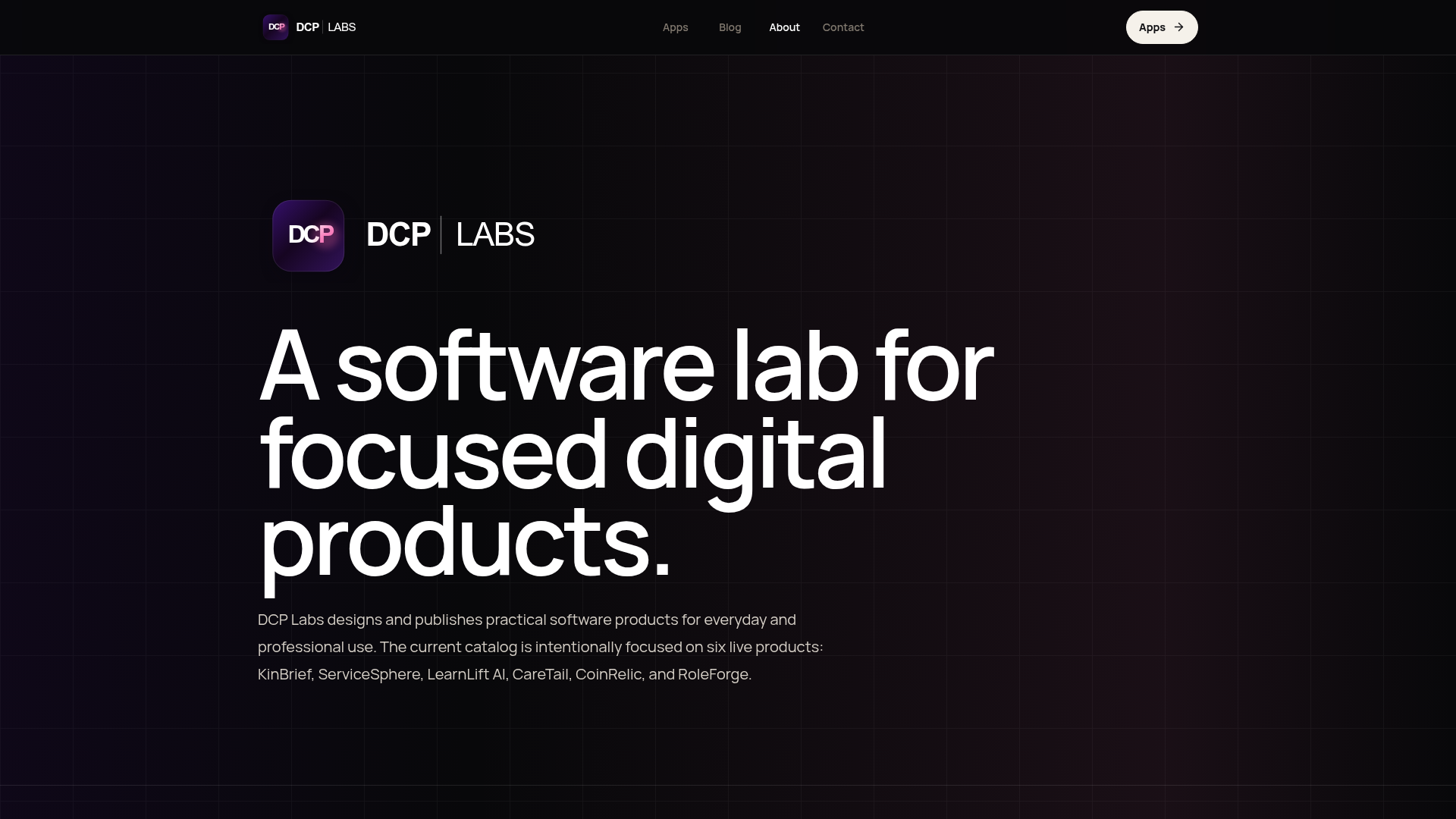 DCP Labs screenshot 2