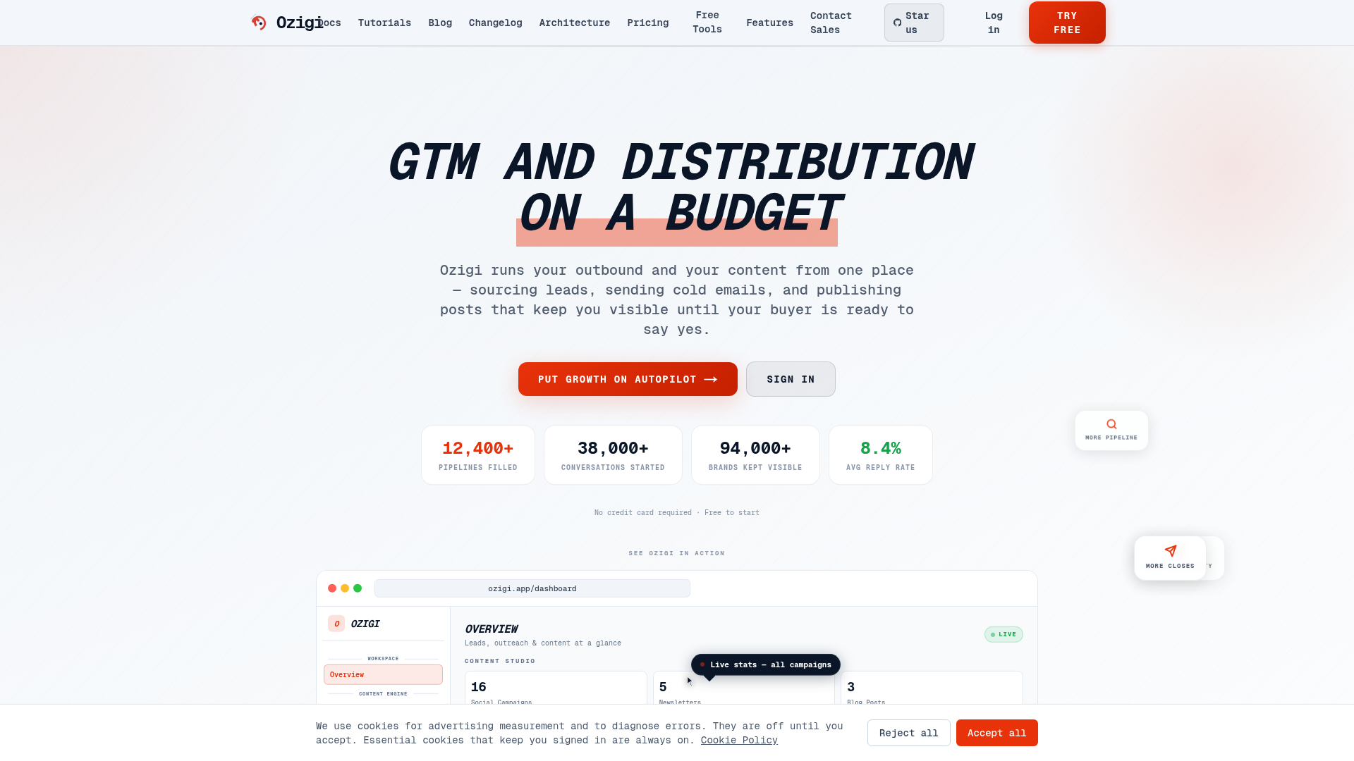 Ozigi website