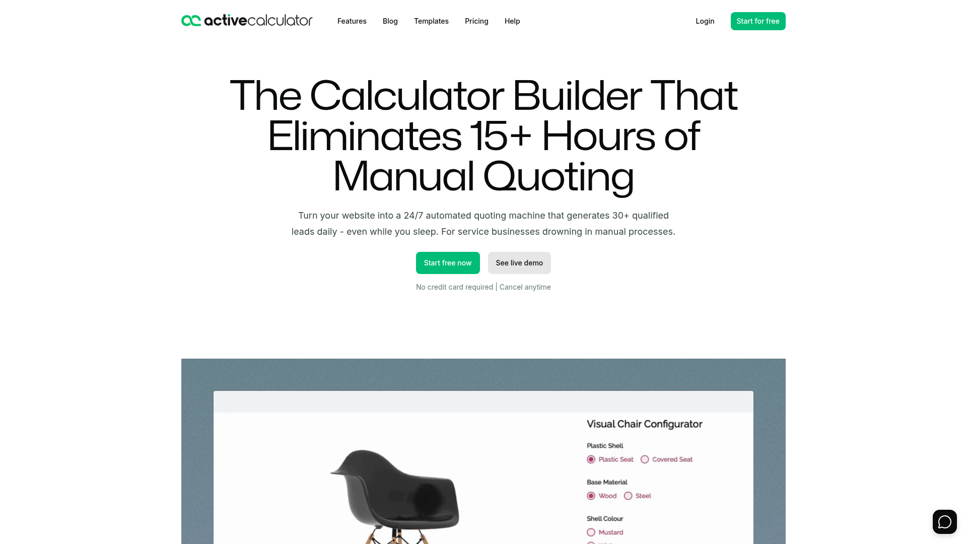 ActiveCalculator website