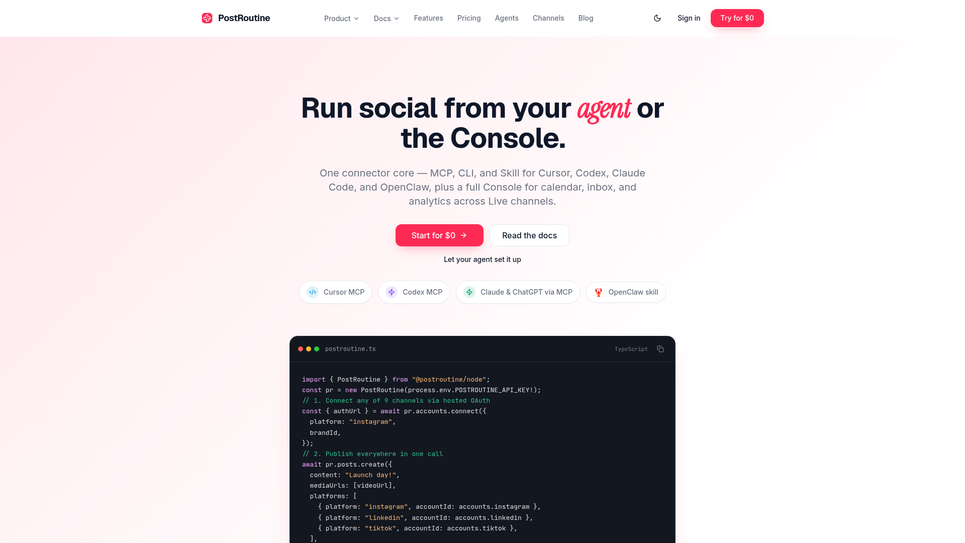PostRoutine website