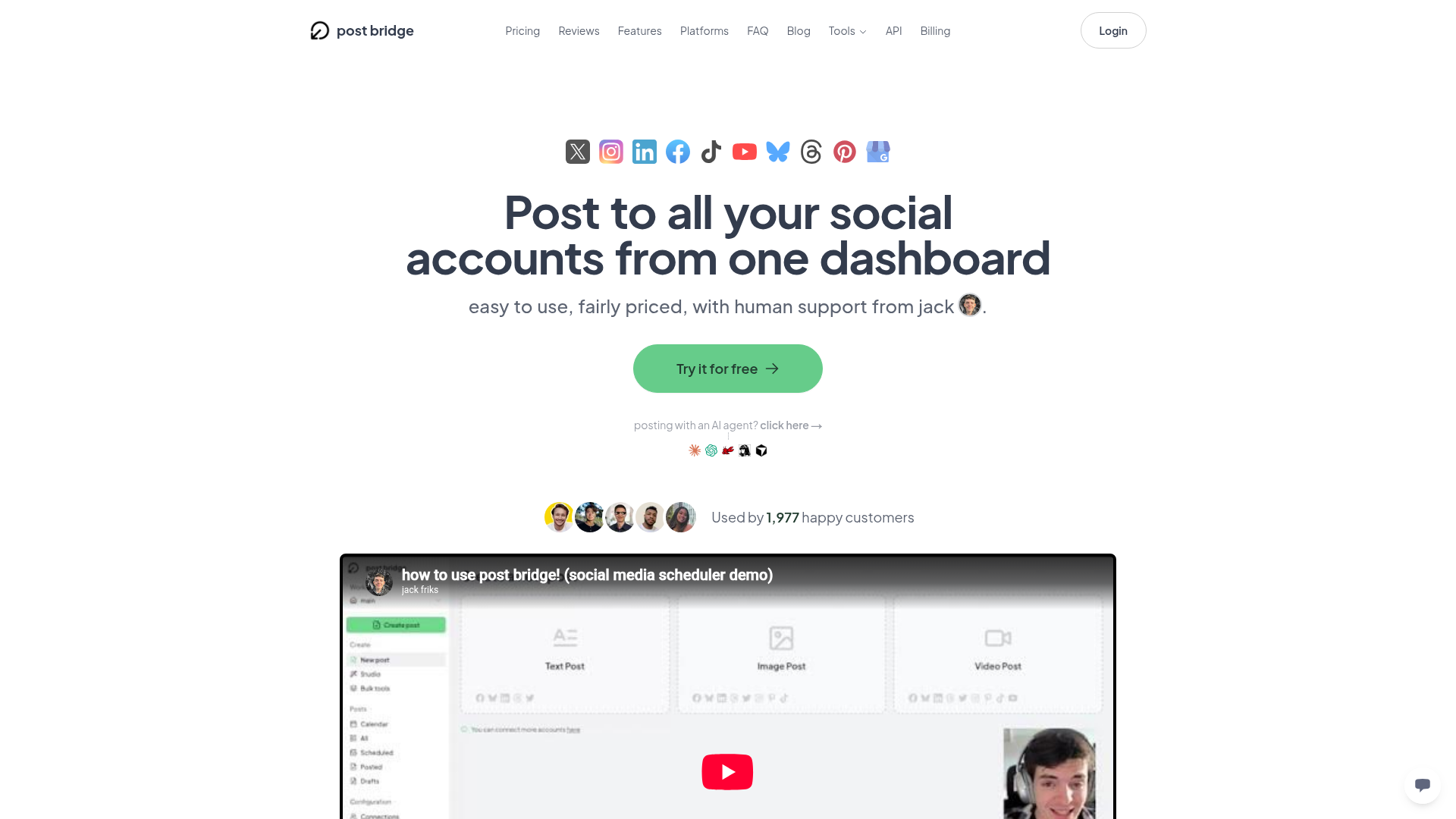 post bridge website