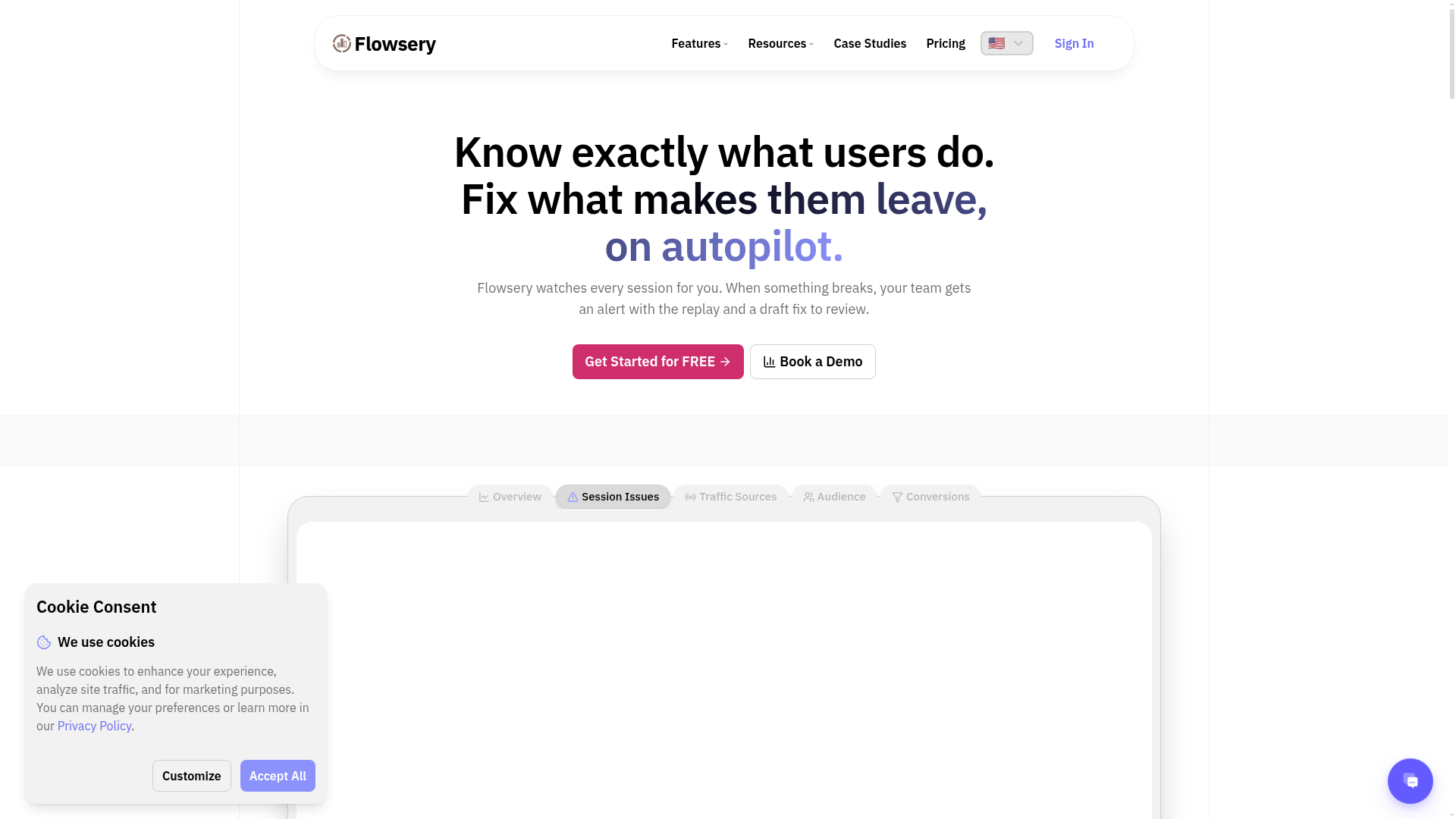 Flowsery website
