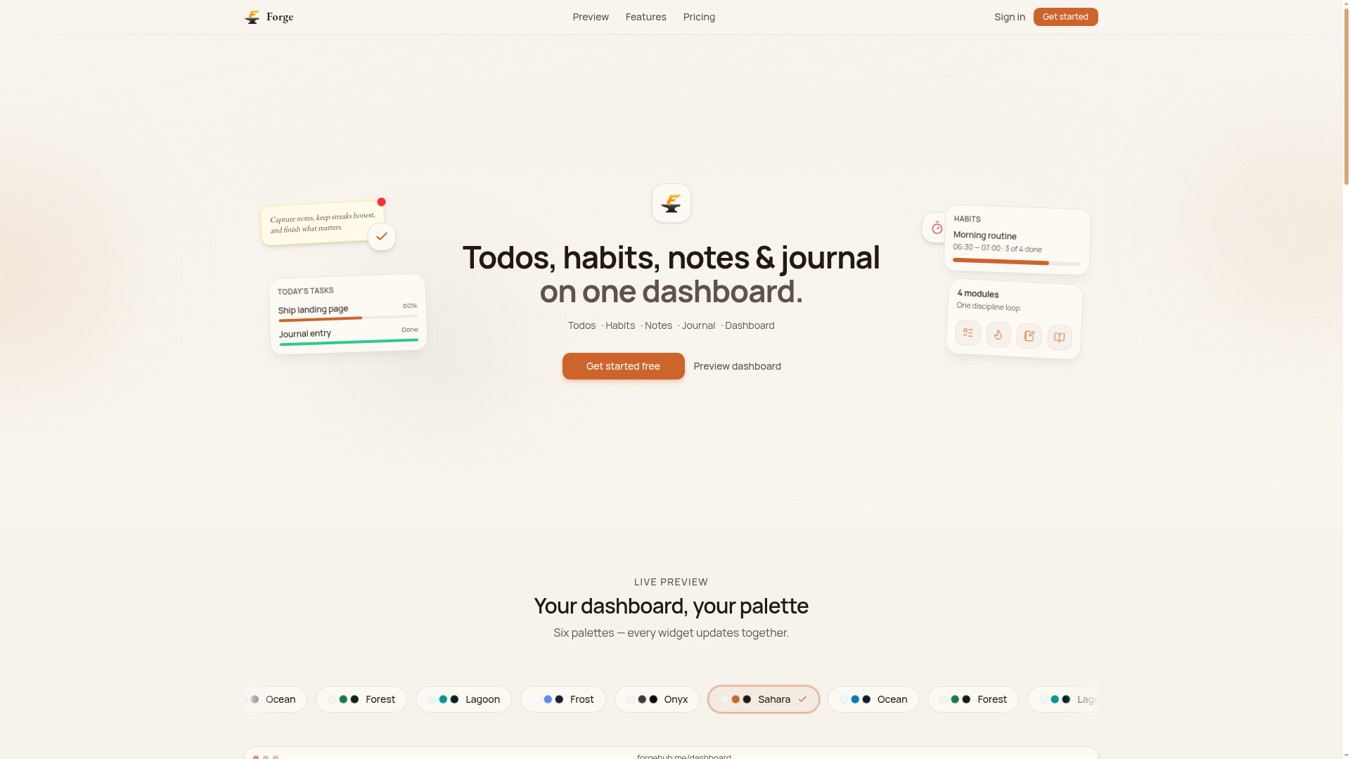 Forge website