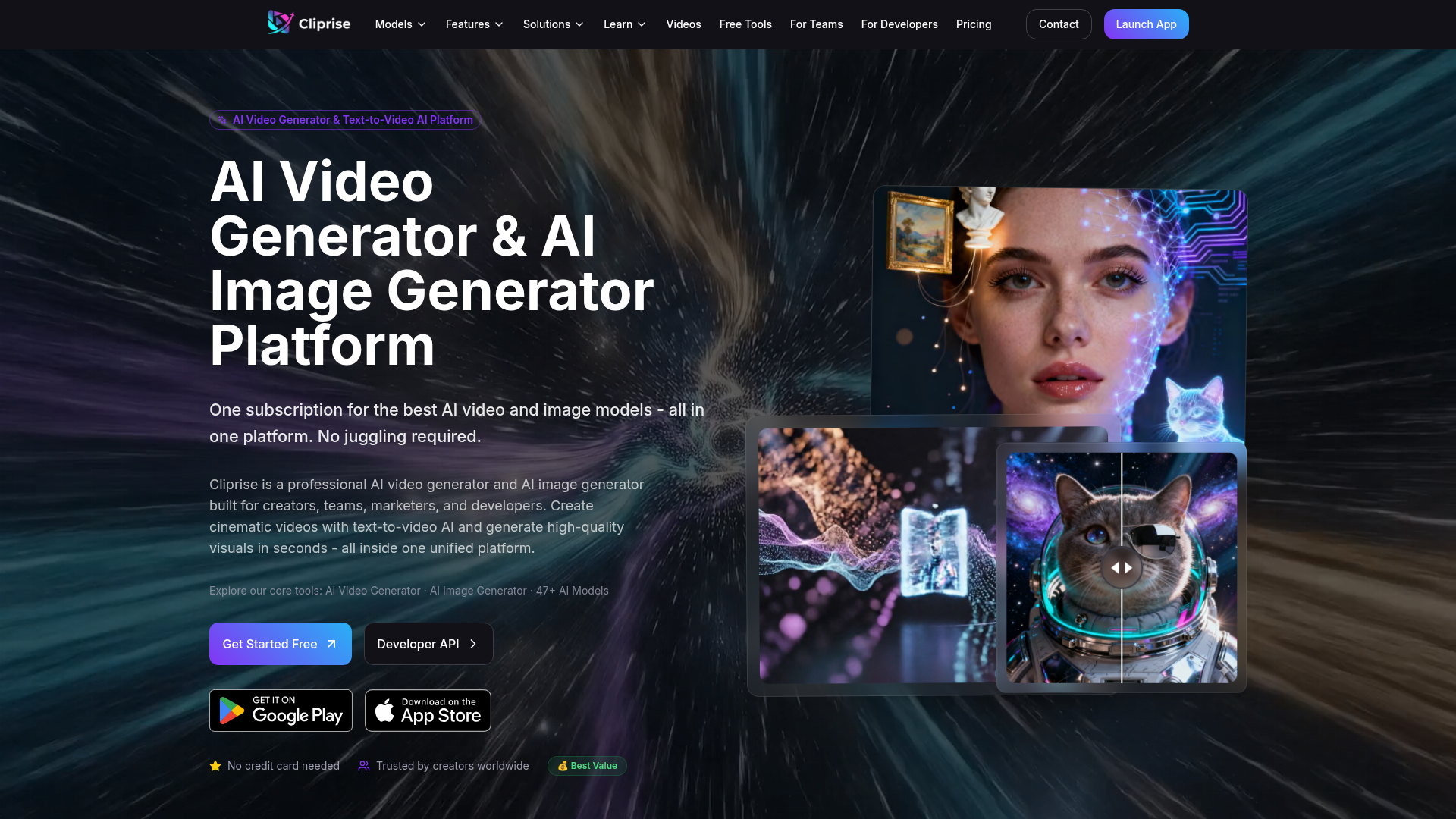 Cliprise website