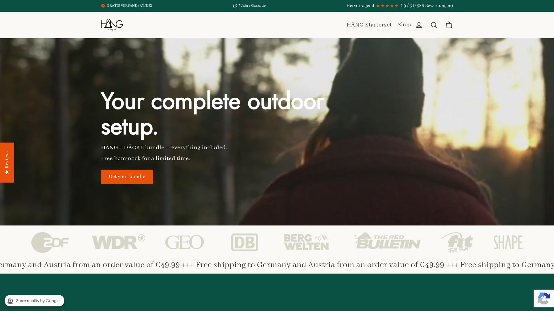 HÄNG website