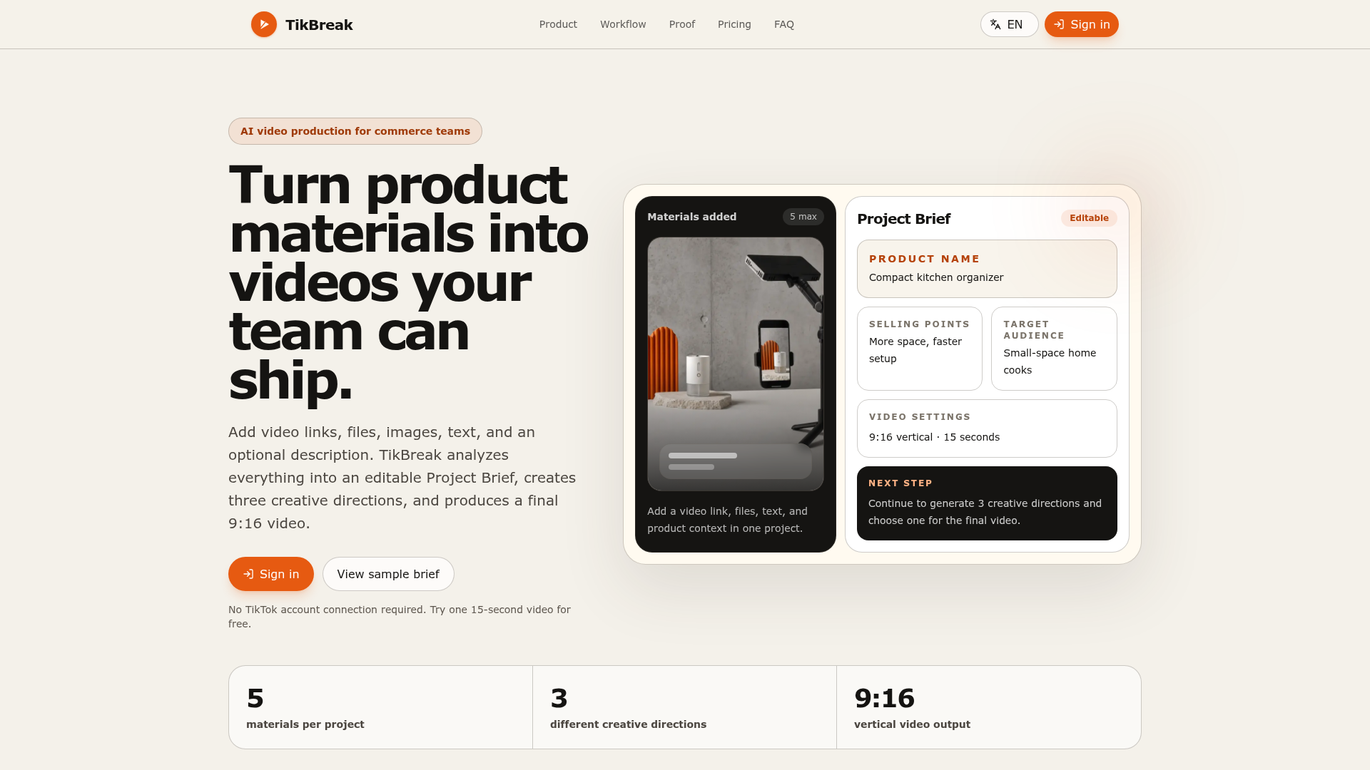 TikBreak website