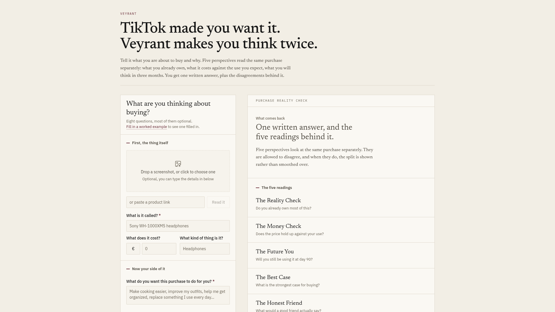 Veyrant website
