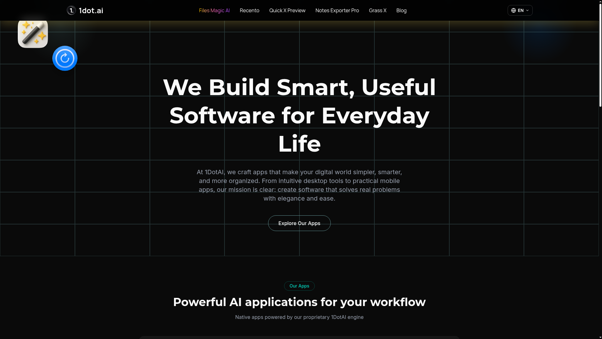 1dot.ai website