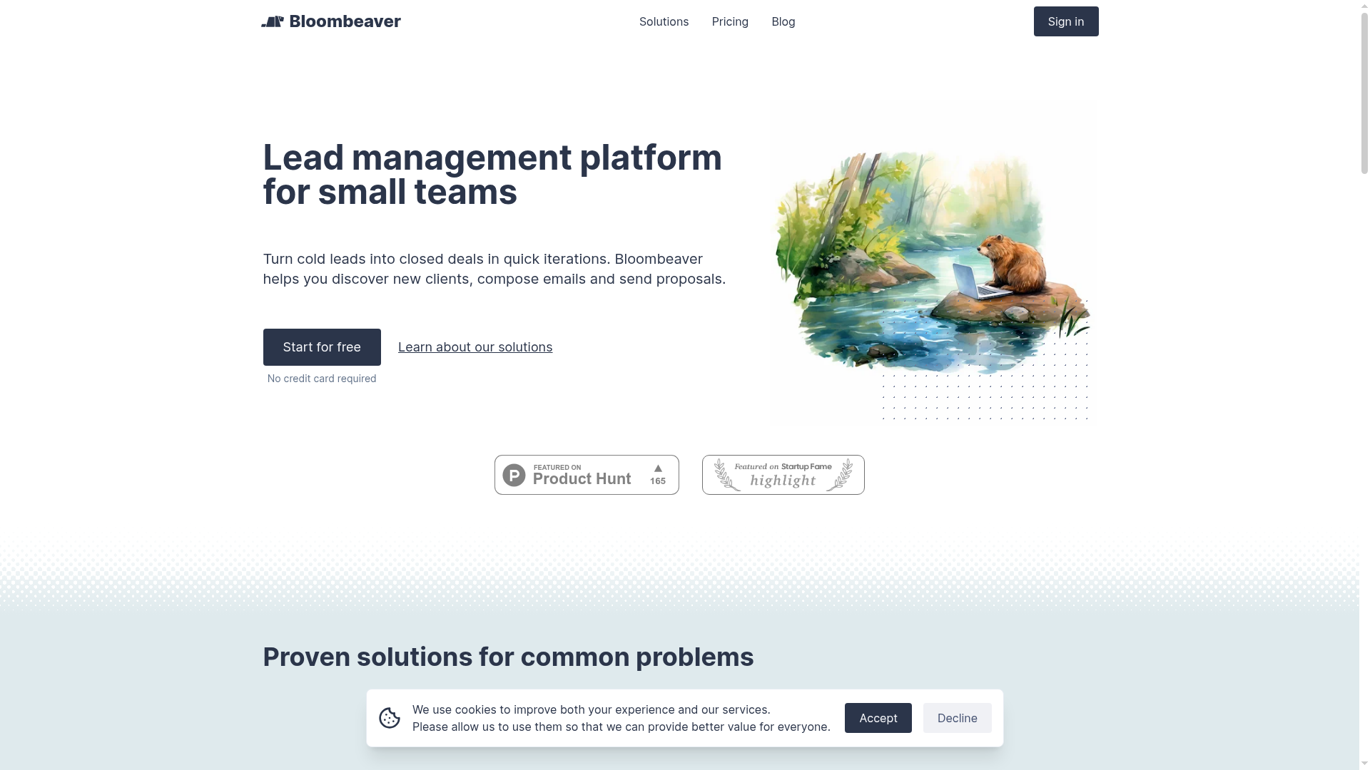 Bloombeaver website