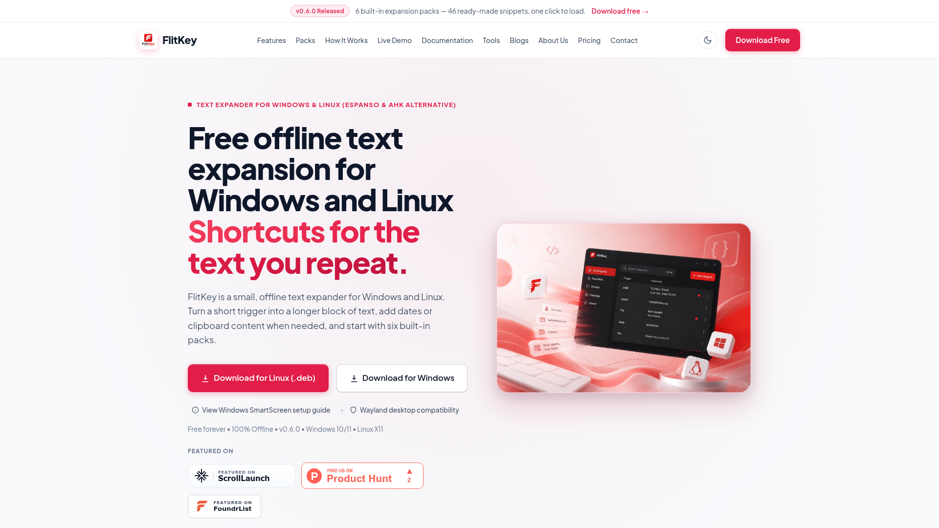 FlitKey website