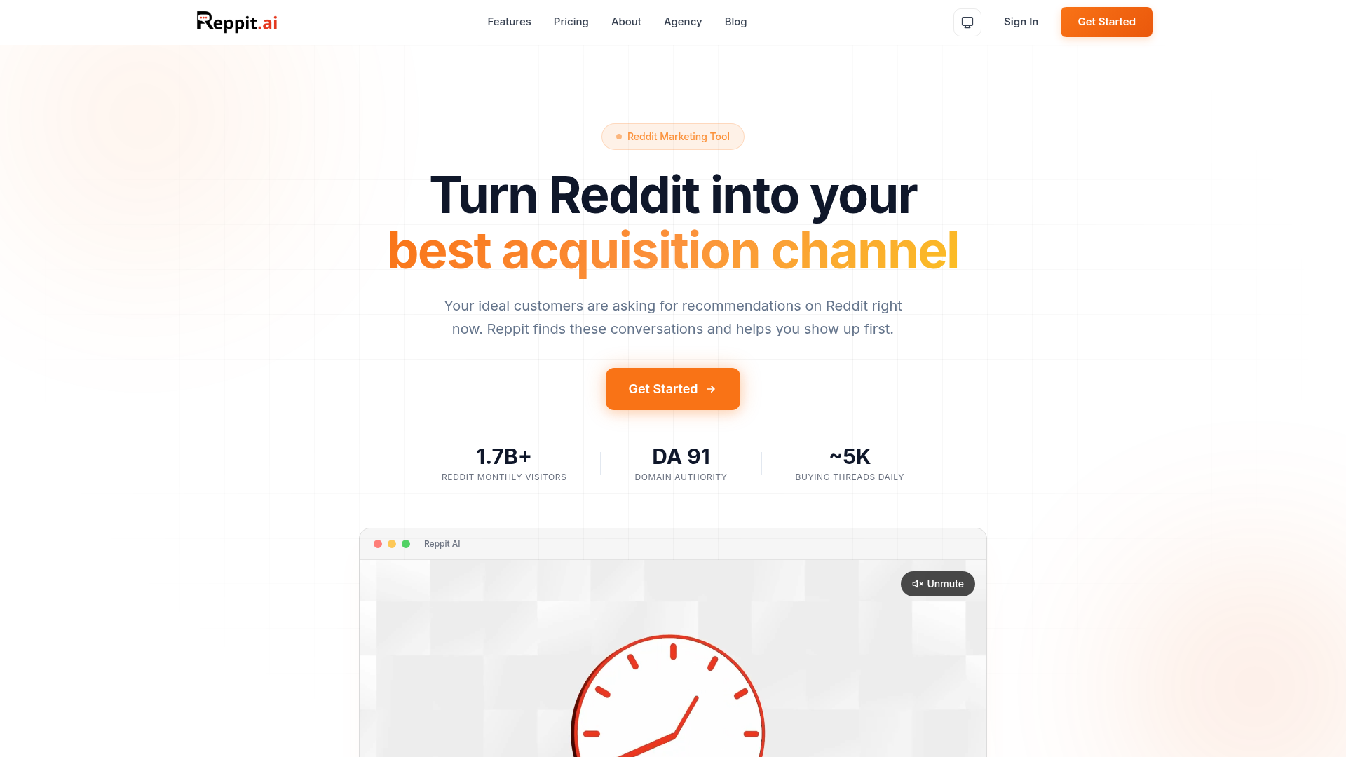 Reppit AI website