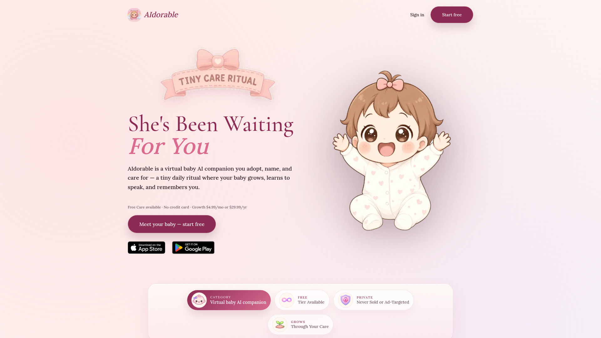 AIdorable website