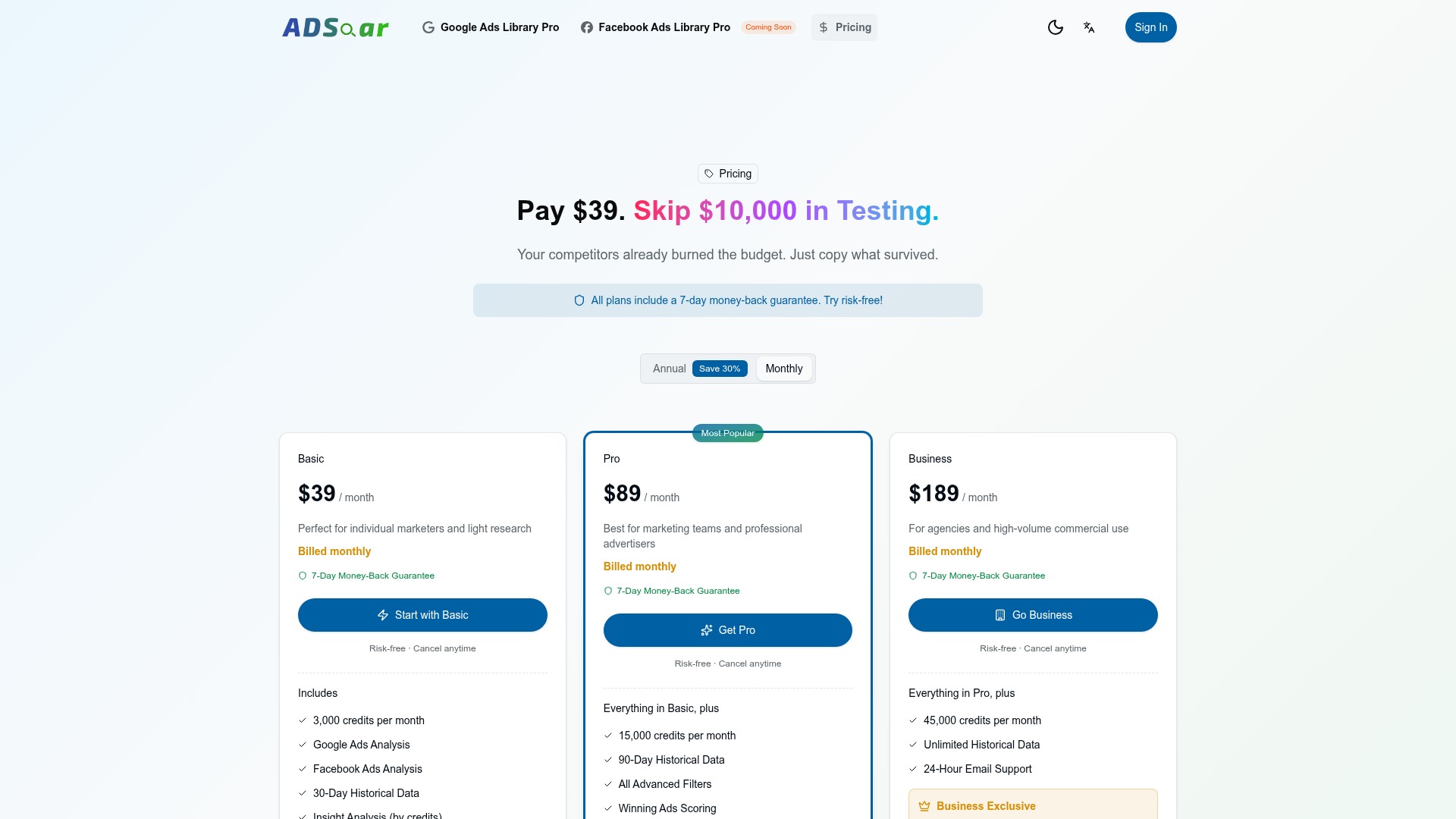 ADSoar screenshot 2
